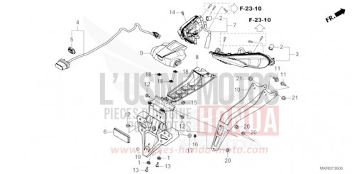 FEU ARRIERE CBR1000STR de 2024